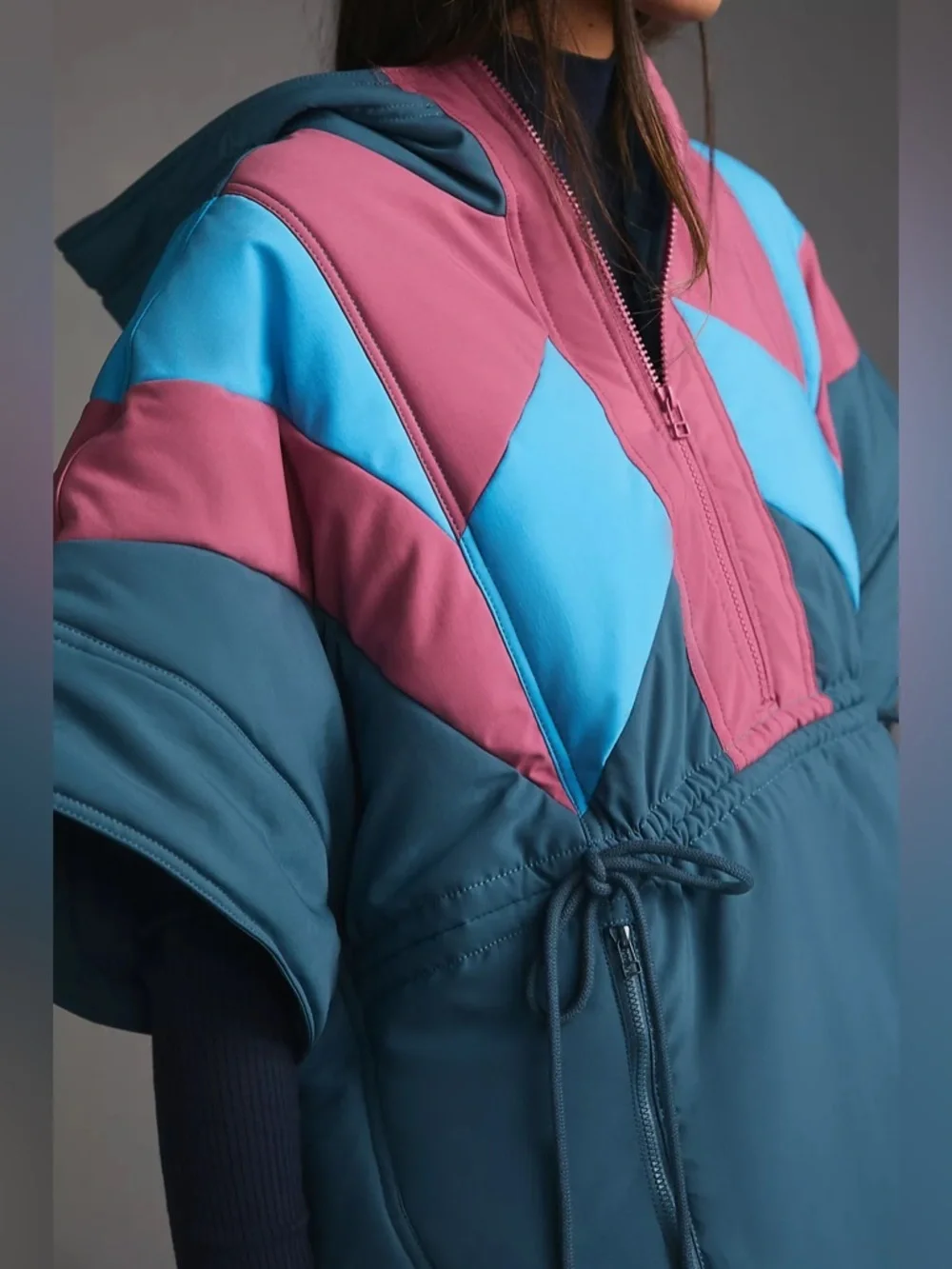 Daily Practice by Anthropologie Puffer Poncho